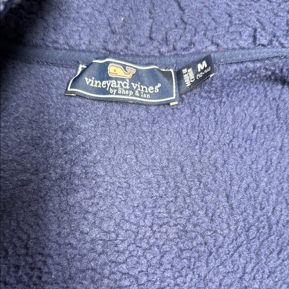 Vineyard Vines Kids Deep Blue Fleece Vest - Picture 2 of 5